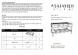 Safavieh Furniture Filbert COF5703 Manual предпросмотр