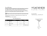 Safavieh Furniture FOX2512A Quick Start Manual preview