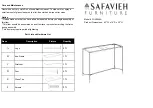 Предварительный просмотр 1 страницы Safavieh Furniture FOX2546A Care And Maintenance