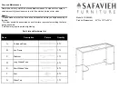 Safavieh Furniture FOX2548A Quick Start Manual предпросмотр