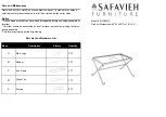 Safavieh Furniture FOX2551A Quick Start Manual предпросмотр