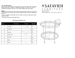 Safavieh Furniture FOX2553A Quick Start Manual preview