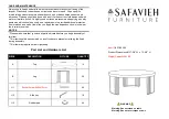 Safavieh Furniture FOX4200 Care And Maintenance предпросмотр