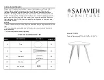 Предварительный просмотр 1 страницы Safavieh Furniture FOX4214 Quick Start Manual