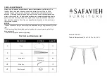 Предварительный просмотр 1 страницы Safavieh Furniture FOX4215 Quick Start Manual