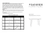 Preview for 1 page of Safavieh Furniture FOX4220 Quick Start Manual