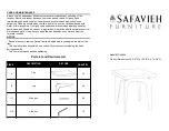 Safavieh Furniture FOX4224 Manual предпросмотр