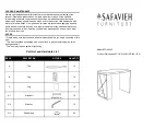 Safavieh Furniture FOX4235 Quick Start Manual предпросмотр