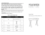 Предварительный просмотр 1 страницы Safavieh Furniture FOX4238 Care And Maintenance