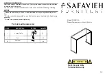 Safavieh Furniture FOX6012A Quick Start Manual предпросмотр