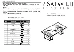 Safavieh Furniture FOX6020A Quick Start Manual предпросмотр