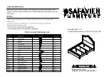 Предварительный просмотр 3 страницы Safavieh Furniture FOX6211-F Assembly Instructions Manual