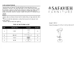 Safavieh Furniture FOX7501 Manual предпросмотр