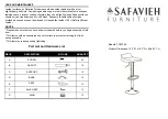 Safavieh Furniture FOX7506 Manual предпросмотр