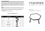 Предварительный просмотр 1 страницы Safavieh Furniture FOX8210A Quick Start Manual