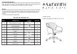 Предварительный просмотр 1 страницы Safavieh Furniture FOX8509 Quick Start Manual