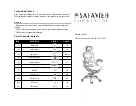 Предварительный просмотр 1 страницы Safavieh Furniture FOX8515 Manual