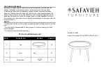 Предварительный просмотр 1 страницы Safavieh Furniture Fritz ACC4204 Assembly