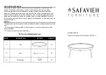 Предварительный просмотр 1 страницы Safavieh Furniture Fritz COF4204 Quick Start Manual