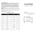 Safavieh Furniture Garin FOX4267 Quick Start Manual предпросмотр