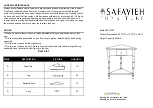 Preview for 1 page of Safavieh Furniture Gomez AMH5709C Quick Start Manual