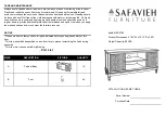 Предварительный просмотр 1 страницы Safavieh Furniture Halton MED5706 Manual