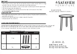 Safavieh Furniture Ivitrio ACC4619A Manual предпросмотр