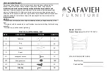 Preview for 1 page of Safavieh Furniture Jamison AMH1535A Quick Start Manual