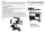 Safavieh Furniture Javante MED9627 Manual предпросмотр