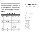 Safavieh Furniture Joel FOX4272 Quick Start Manual preview