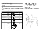 Предварительный просмотр 1 страницы Safavieh Furniture Johannes FOX1700 Assembly