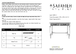 Safavieh Furniture Layce DSK5704D Quick Start Manual preview