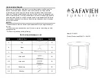 Safavieh Furniture Leonard FOX4213 Manual предпросмотр