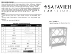 Safavieh Furniture Lucas AMH6501A Quick Start Manual предпросмотр