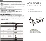 Предварительный просмотр 1 страницы Safavieh Furniture LVS2005 Assembly Instructions