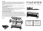 Предварительный просмотр 1 страницы Safavieh Furniture Lylia MED9622 Manual