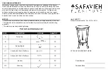 Safavieh Furniture Mary AMH5711B Manual предпросмотр