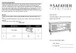 Предварительный просмотр 1 страницы Safavieh Furniture MED5707 Manual