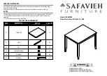 Предварительный просмотр 3 страницы Safavieh Furniture Melvin DNS9200A Quick Start Manual