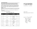 Safavieh Furniture Monty FOX4247 Quick Start Manual preview