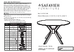 Safavieh Furniture Nicolai DTB 1405 Assembly Instructions предпросмотр