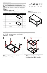 Предварительный просмотр 1 страницы Safavieh Furniture Noam COF3500 Manual