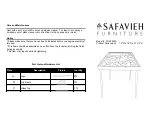 Safavieh Furniture Otto FOX2595A Quick Start Manual preview