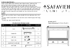 Safavieh Furniture Peter AMH6571 Manual предпросмотр