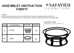 Preview for 1 page of Safavieh Furniture PIT1012A Assembly Instruction