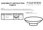 Safavieh Furniture PIT1013A Assembly Instruction preview