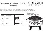 Safavieh Furniture PIT1016A Assembly Instructions preview