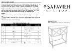 Предварительный просмотр 1 страницы Safavieh Furniture Polly AMH6599 Assembly