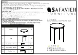 Предварительный просмотр 1 страницы Safavieh Furniture Pratt ACC9001A Quick Start Manual