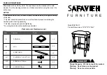 Safavieh Furniture Preston BST6401 Manual предпросмотр